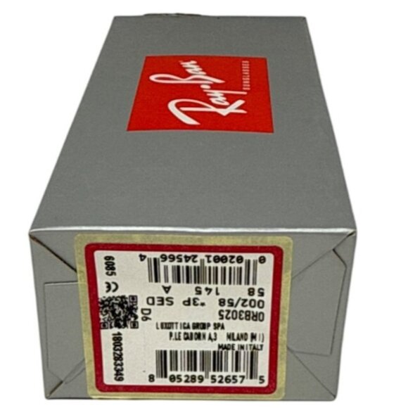 Ray-Ban Mens 0RB3025 Aviator Sunglasses With Case & Box - Picture 5 of 5